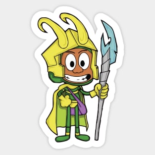 LOKI OF THE CREEK Sticker